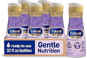 Enfamil NeuroPro Gentlease Baby Formula, Brain Building DHA, HuMO6 Immune Blend, Designed to Reduce Fussiness, Crying, Gas & Spit-up in 24 Hrs, Baby Milk, 32 Fl Oz, Pack of 6