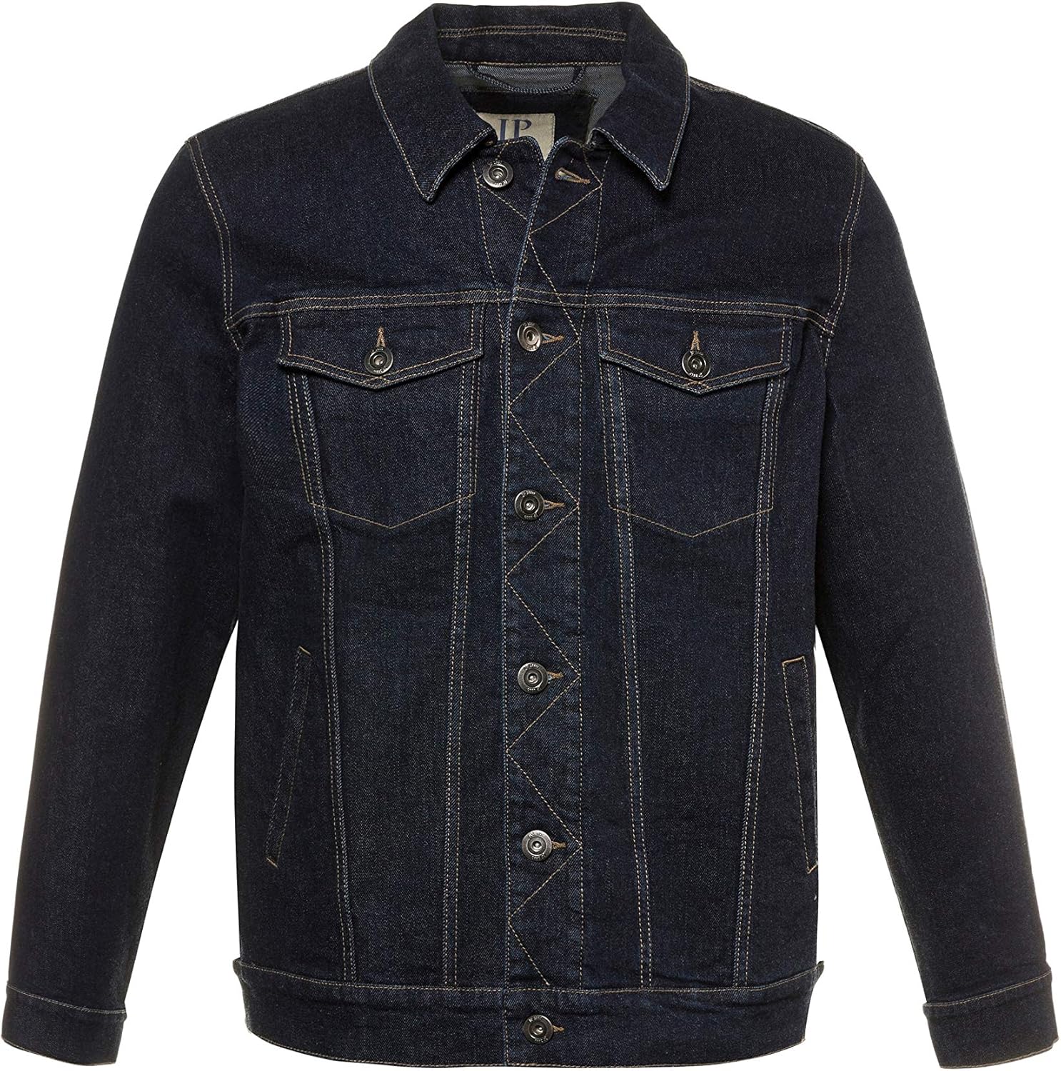 big and tall white denim jackets