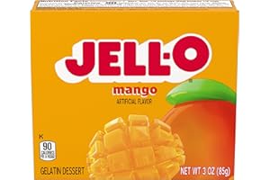 Jell-O Gelatin Snacks, Mango, 3-Ounce (Pack of 1)