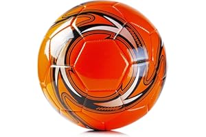 Western Star Soccer Ball Helix Size 3 & Size 4 & Size 5 - Official Match Weight - 6 Colors - Youth & Adult Soccer Players - Attractive and Durable Design