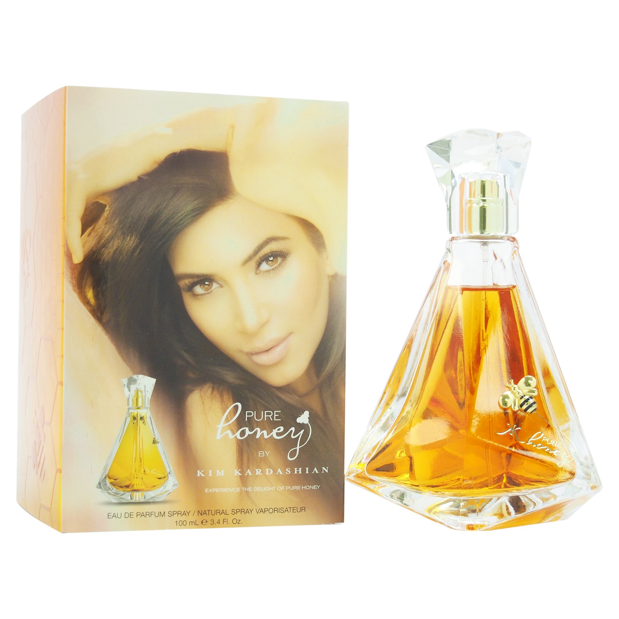 Kim Kardashian Pure Honey Eau de Parfum Spray for Women, 3.4 Ounce Buy Online in Brazil at