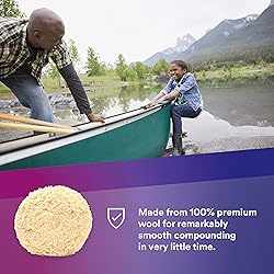 3M Perfect It 05719 Wool Compound Pad, 9