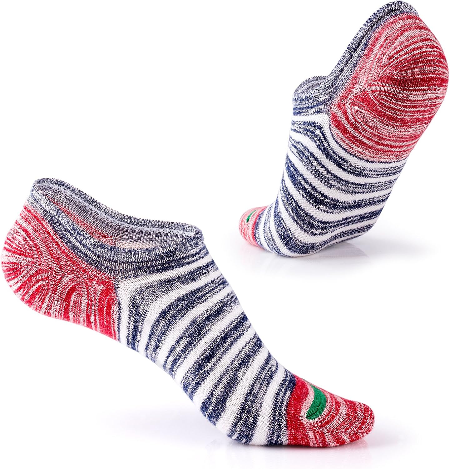 IDEGG Women's and Men's No Show Socks 6 Pairs Low Cut Anti-Slid Athletic Casual Cotton Socks at  Women’s Clothing store