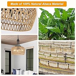 HMVPL Farmhouse Chandelier for Dining Room, 3-Light