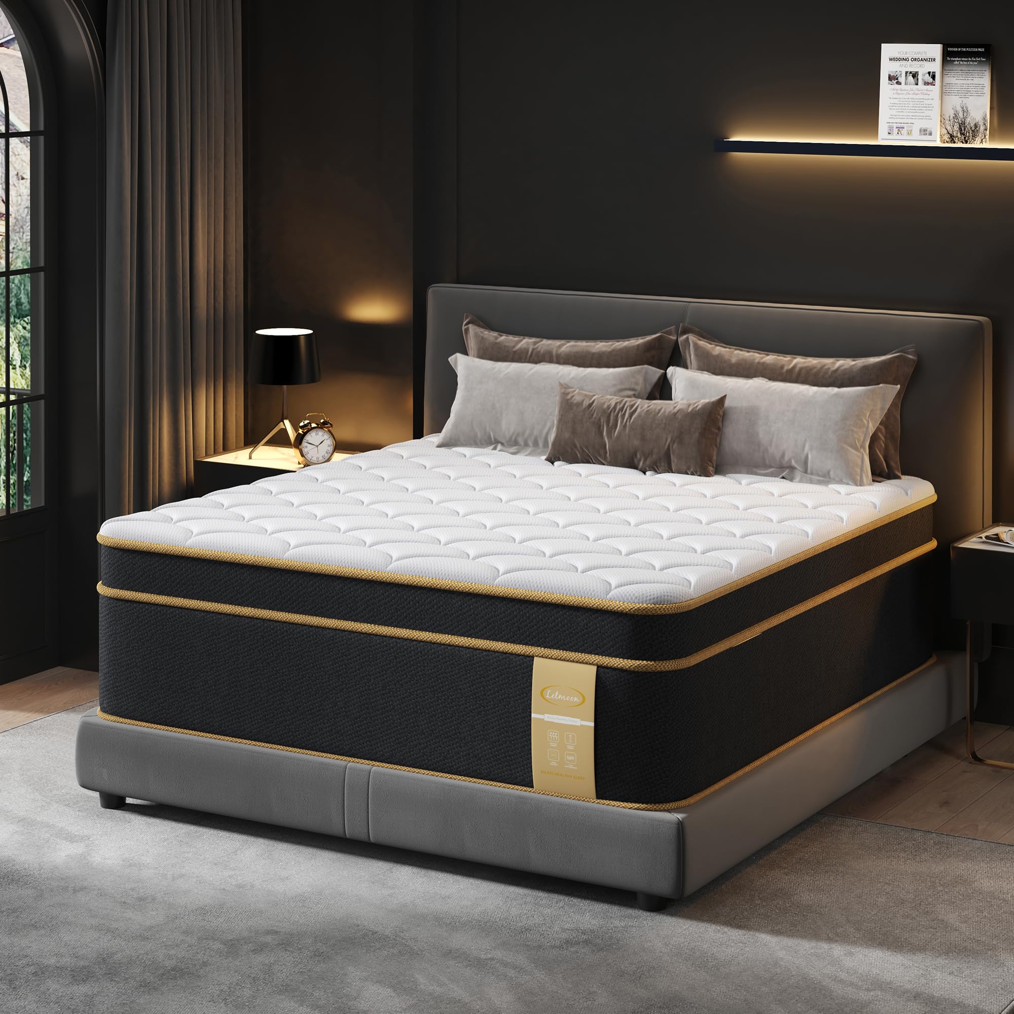 Photo 1 of LETMOON King Size Mattress, 16 Inch King Mattress -LMBS26R0116