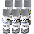 Rust-Oleum 327931-6PK American Accents Spray Paint, 12 oz, Satin Granite, 6 Pack
