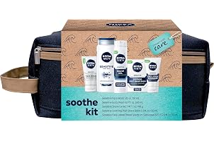 NIVEA MEN Complete Collection Skin Care Set for Sensitive Skin, 5 Piece Set