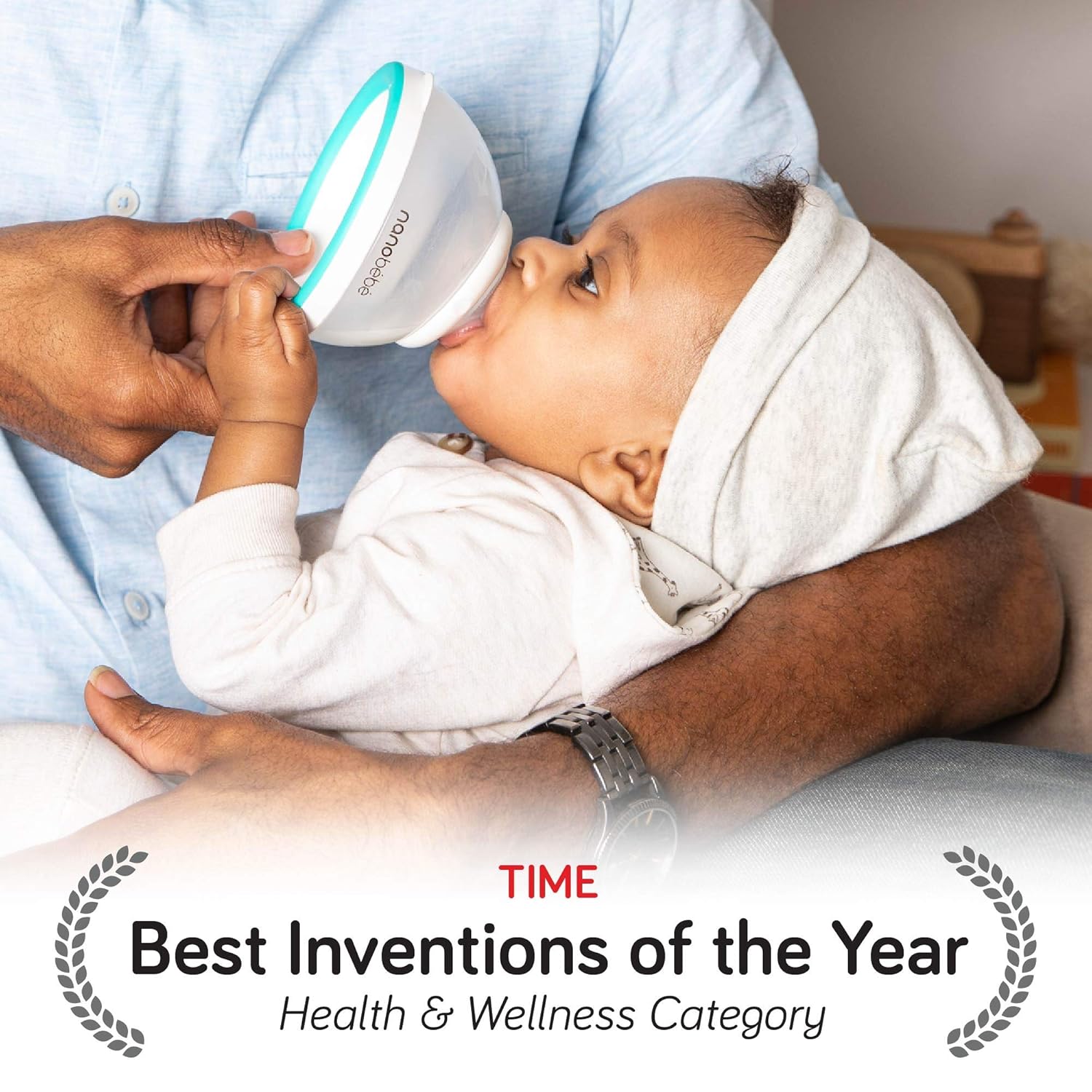 nanobebe Breastmilk Baby Bottles for Breastfed Babies, Breastfeeding Newborn Breast Like, Anti Colic, Easy Latch, Preserves Breast Milk nutrients 3pk (Award Winning Innovation), Teal : Baby