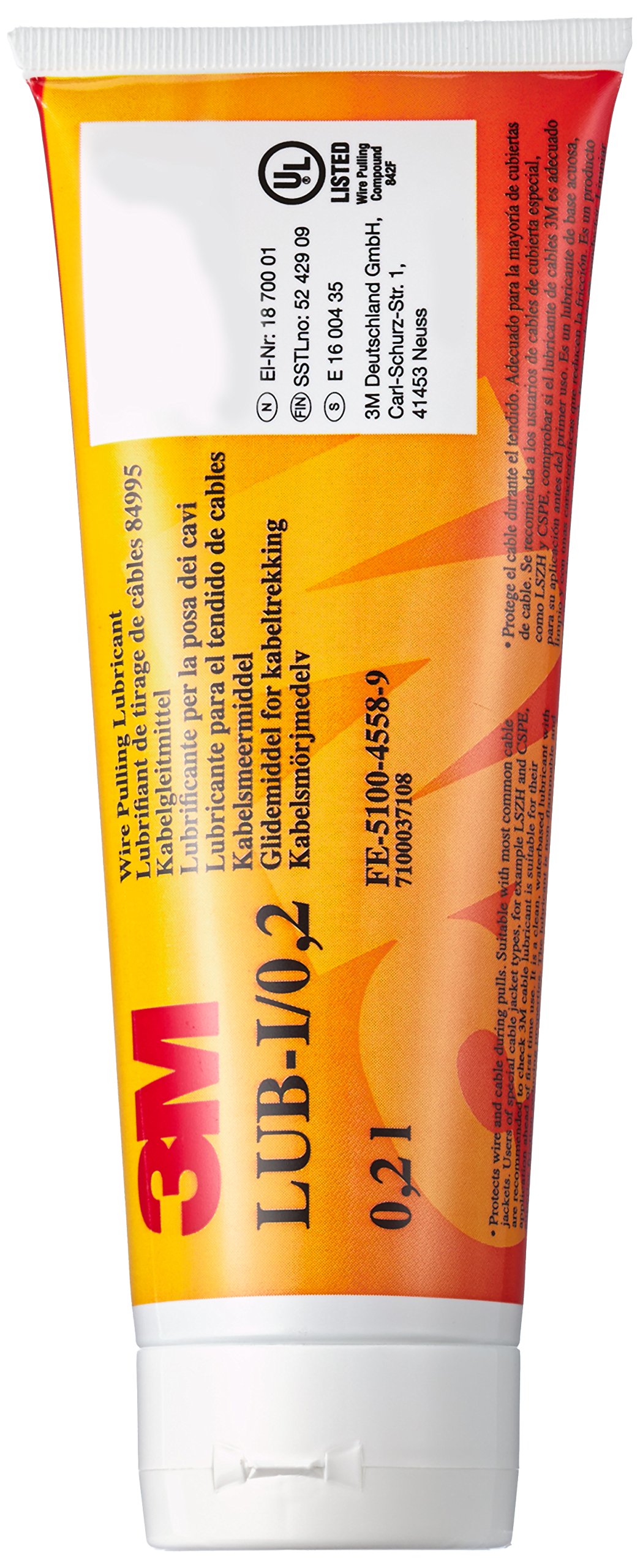 3M FE510045589 Lub L Cable Lube, 17.1 cm x 5.1 cm x 5.1 cm