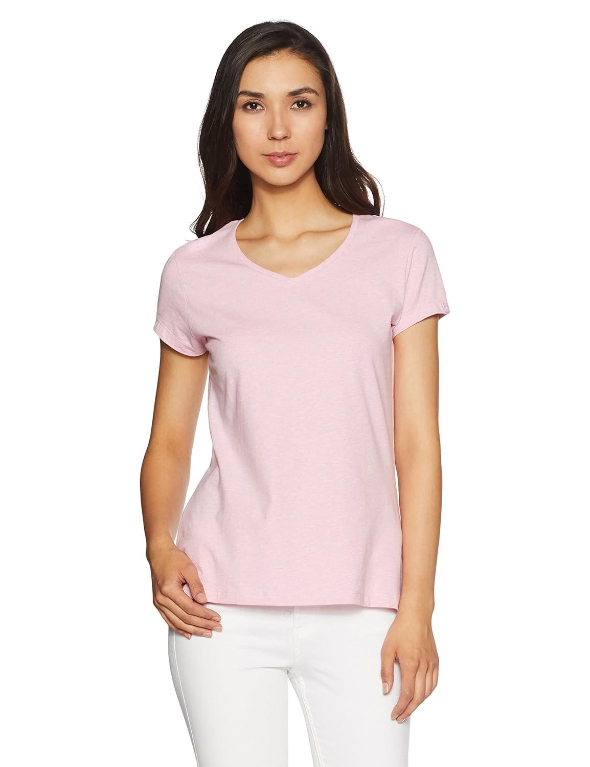 jockey women's plain t-shirt (1359-0105-pklml_pink_xl)