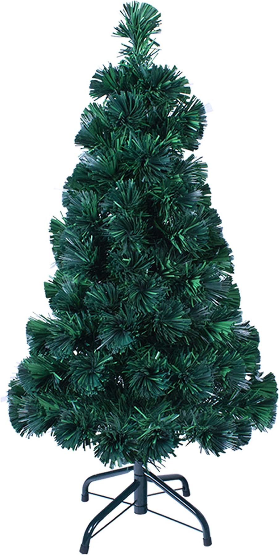 The Christmas Workshop 73560 4ft Fibre Optic Tree | Artificial Indoor Christmas Decoration | Includes Sturdy Metal Stand | 130 Tips