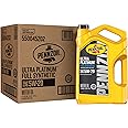 Pennzoil Ultra Platinum Full Synthetic 5W-20 Motor Oil, 5 Quart (3 Pack)