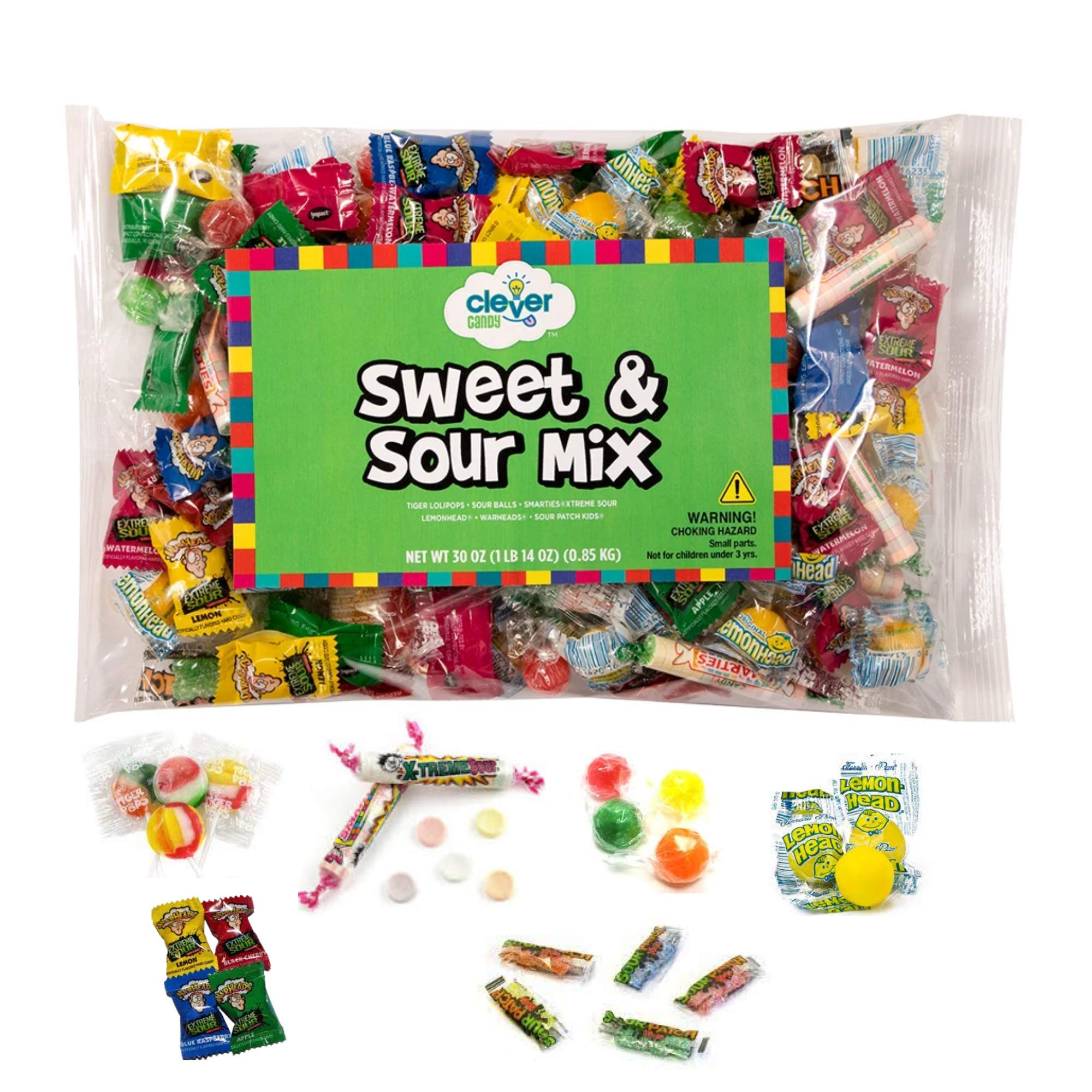 Buy Sweet & Sour Mix Bulk Candy 1pound 14oz. Individually Wrapped Candy