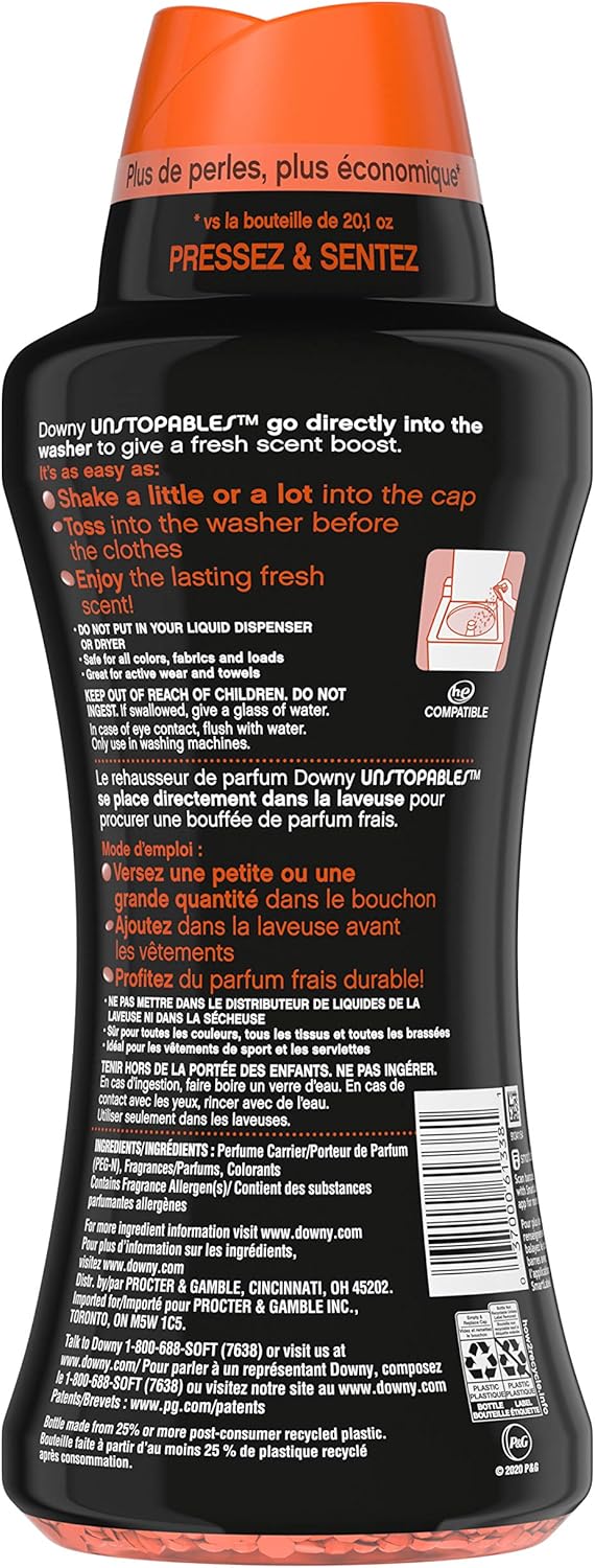 Downy Unstopables in-wash Scent Booster Beads with Tide Original Scent, 26.5 Ounce: Health & Personal Care