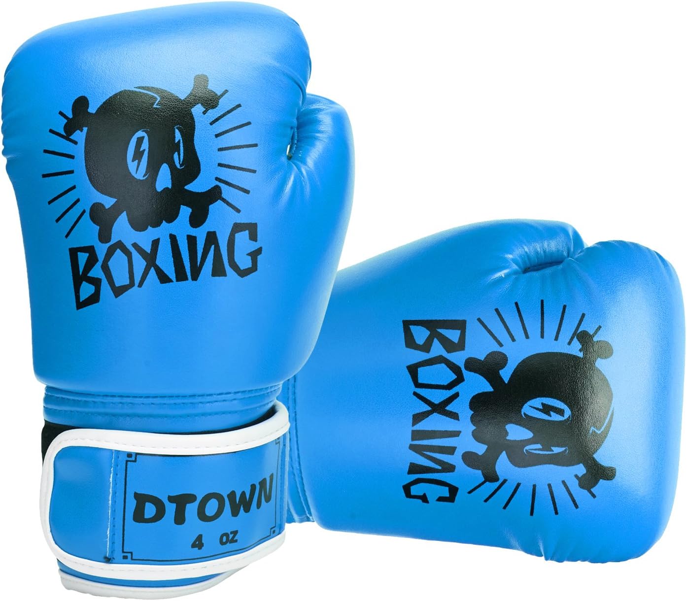 Dtown Kids Boxing Gloves 4oz 6oz Training Gloves for Toddler and Youth Age 3 to 11 Years PU Leather : Sports & Outdoors
