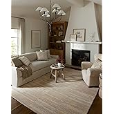 Loloi Amber Lewis Rocky Collection ROC-02 Natural/Sand, 5'-0" x 7'-6", Area Rug