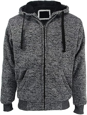 men's heavyweight sherpa lined hoodie