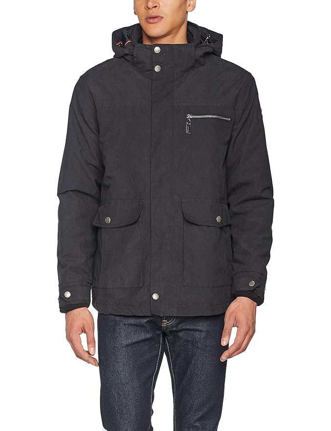 JP 1880 Herren Funktionsjacke 2 in 1 Jacke, per pack Schwarz (schwarz 10)