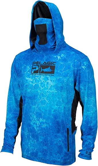 Amazon.com: PELAGIC Exo-Tech 2.0 Hooded Fishing Shirt: Clothing