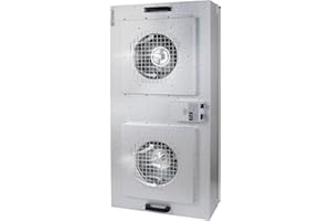 Fan Filter Unit Laminar-Flow-Hood Yzzwer - FFU HEPA Filters for Class 100/ISO 5 Cleanliness Clean Room Mycology and Mushroom Room Work 110V （Include HEPA Filter）