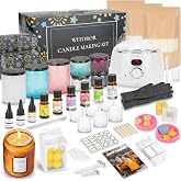 WITOROR Candle Making Kit, Scented Candles Making Kit for Adults DIY | Candles Making Kit Supplies with Digital Soy Wax Melt Warmer Candle Making Complete Kit for Adults Beginners Starters