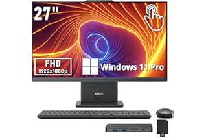 Lenovo IdeaCentre All-in-One Desktop, 27" FHD Touch Display, Intel i7-13620H, 32GB DDR5, 1.28TB Storage (1TB SSD+288GB Dockin