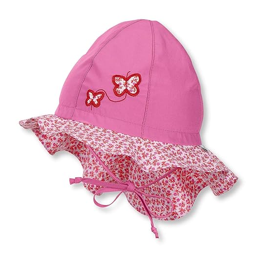 Sterntaler Baby-Mädchen Sonnenhut Sun Hat with Neck Protection