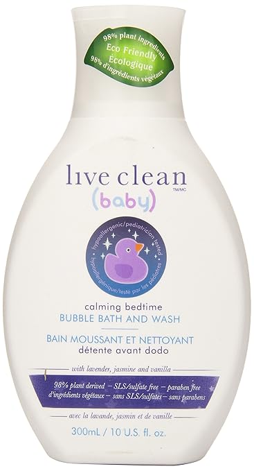 live clean bubble bath