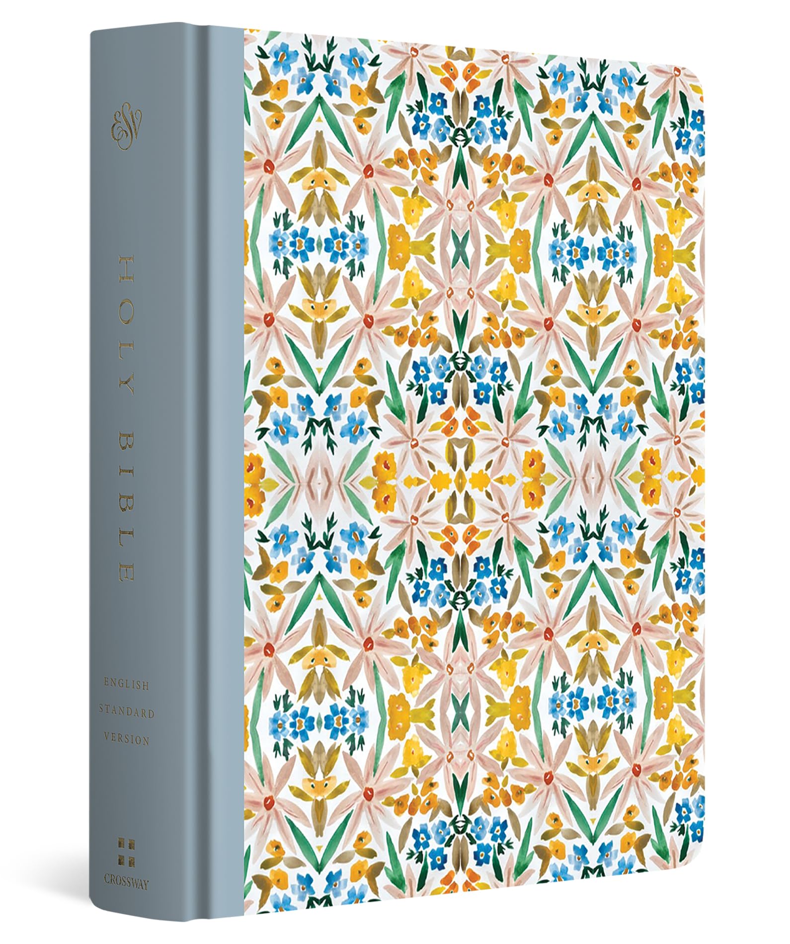 ESV Single Column Journaling Bible, Artist Series (Cloth over Board, Jessica Dennis Bush, Flourish): Holy Bible, English Standard Version