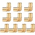 WHK 10 Pack PEX 1 Inch Elblow (90-Degree) Crimp Pex Fittings To Fit PEX B,C Pipe