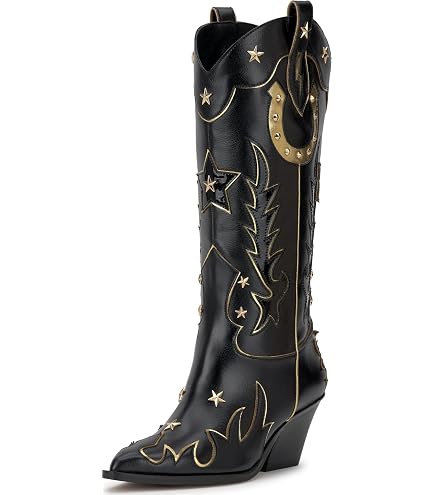 Amazon.com | Jessica Simpson Zodra Embroidered Western Knee Boot