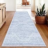 Washable Runner Rug 2x8 Runners for Hallways，Vintage Kitchen Runner Rugs with Non-Slip Backing Hallway Runner Rugs,Ultra-Thin Carpet for Bedroom, Entryway,Bathroom,Laundry Room