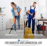 TDBS 2pk Cotton Mop Heads Twist Lock Socket Super Absorbent Floor Mop view 7