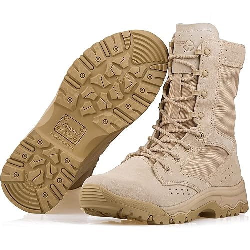 Men's Military Boots Lightweight Army Combat Tactical Military