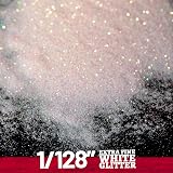 LEOBRO Fine Glitter 150G Holographic White Resin Craft Glitter Iridescent view 3