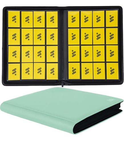 Card Binder For Trading Cards - 16 Pocket, Holds 1024 Cards, Ringless, Zippered PU Leather - View #3