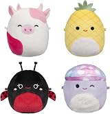 Squishmallows Micromallows Original Plush 4-Pack Trudy Caedyn Maui Minya 2.5"