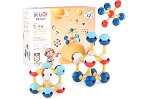 KUB Planet - Magnetic Building Set for Kids, STEM Educational Toys for 3+ Year Old Boys and Girls, Space Planet Blocks