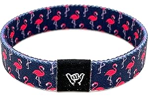 Hang Loose Bands - Coastal Surfer Beach Bracelet for Men, Women & Teens - Comfy Summer - Boho Reversible Wristband - Friendship Bracelets