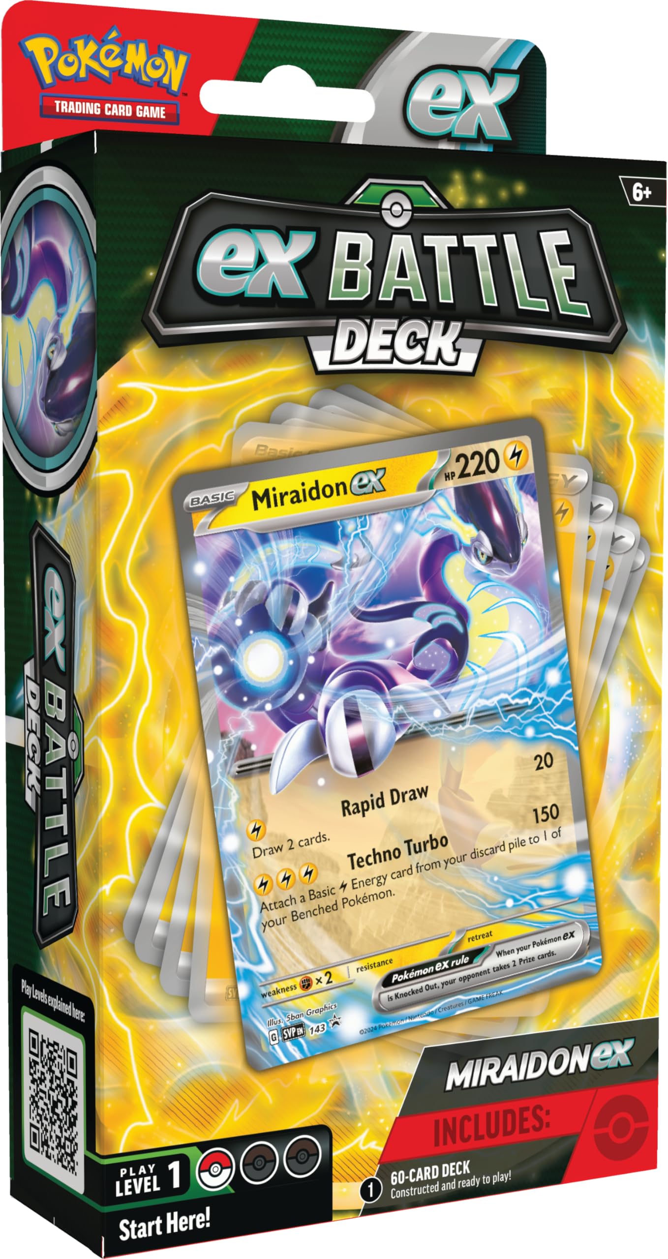 Pokémon TCG: Miraidon ex Battle Deck (Ready-to-Play 60-Card Deck) — image 1