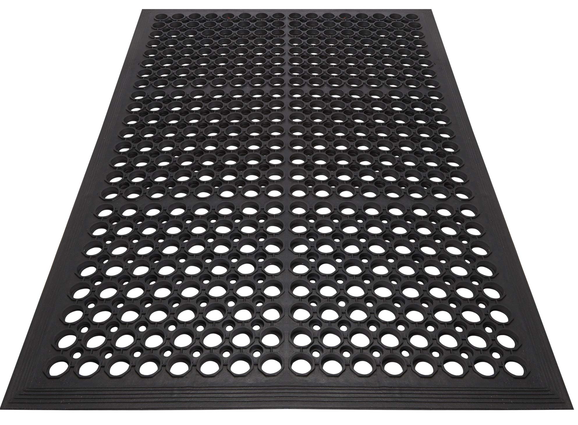 Envelor Home and Garden Anti Fatigue Commercial Rubber Door Mat Durable