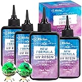 JDiction 400g UV Resin, New Formula Crystal Clear UV Resin Solar Cure Sunlight Activated Hard UV Resin Kit for Jewelry Making, Casting and Coating DIY Crafts