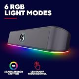 Trust Gaming GXT 1619 Rhox RGB Illuminated Soundbar 12W USB Powered view 4