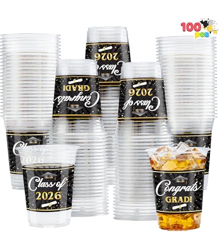 Amazon.com: Fun Express Blue Congrats Grad Disposable Cups (50) for  Graduation : Home & Kitchen