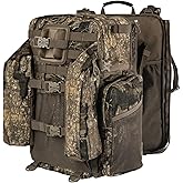 BLISSWILL Upgraded Hunting Backpack,With Padded Weapon Compartment for Bow Rifle,For Deer and Elk Hunting,Hunting bag with Rain Cover(Rock Bark)