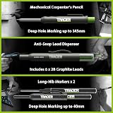Tracer Deep Hole Construction Pencil Pen Kit 6 Leads Site Holsters Carpenter view 2