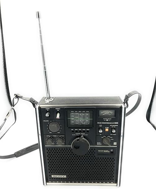Amazon Sony ソニー Icf 5800 スカイセンサー 5バンドマルチバンドレシーバー Fm Mw Sw1 Sw2 Sw3 Fm 中波 短波 lラジオ ソニー Sony ポータブルラジオ