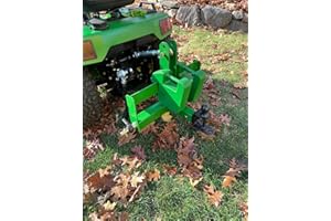 Garvee 3-Point to 2-Inch Square Trailer Hitch Receiver, Category 1 Tractor Tow Drawbar Adapter for Kubota, Mahindra, Ford, Ya