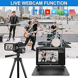 VETEK Video Camera 4k Camcorder 56MP UHD WiFi
