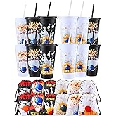 RimCereal 24 Pcs Bowling Party Favors Bowling Party Plastic Cups Bowling Party Drawstring Backpack Bag 24 oz Bowling Tumbler Bowling Party Favor Bags for Bowling Birthday Team Party Supplies Gifts